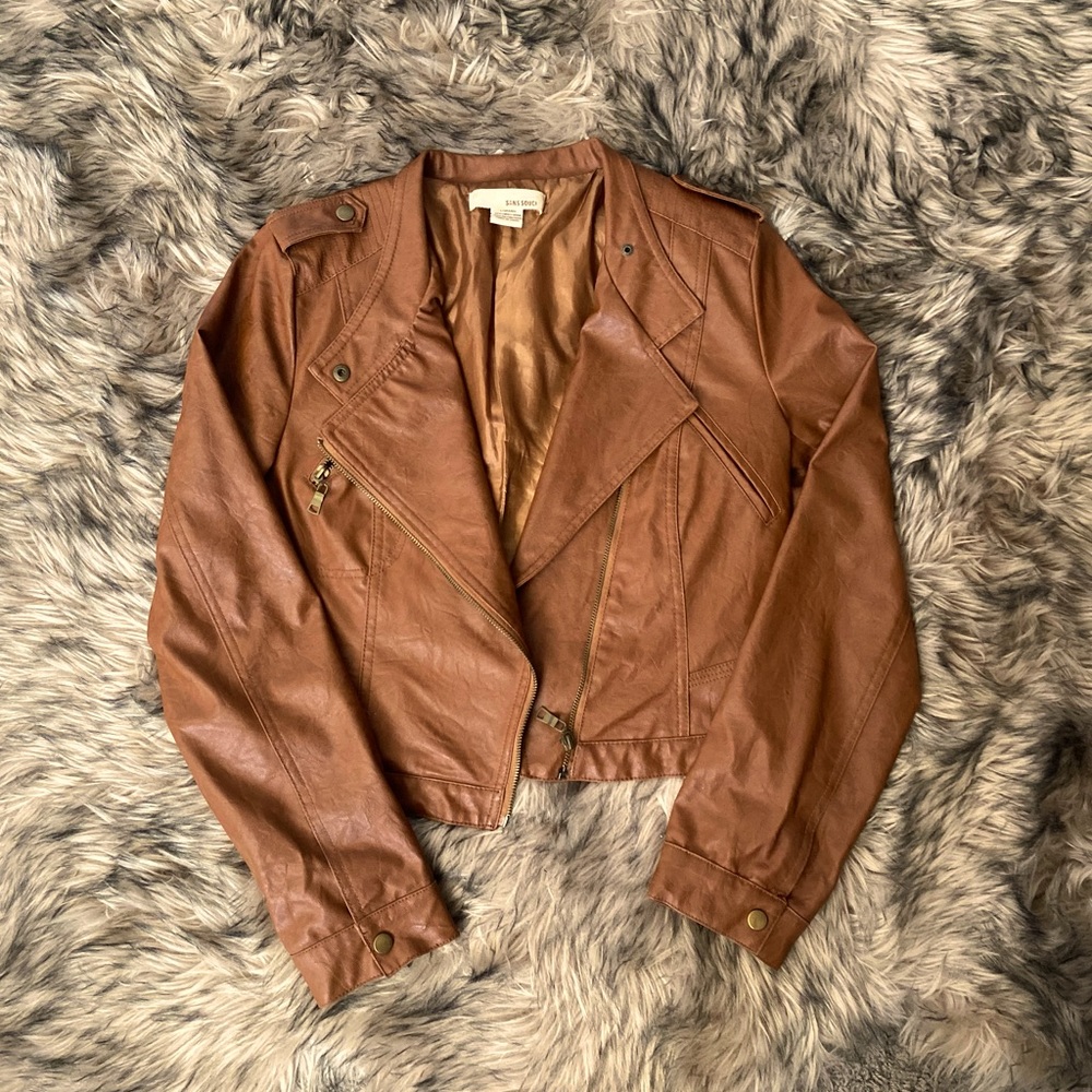Camel Moto Jacket